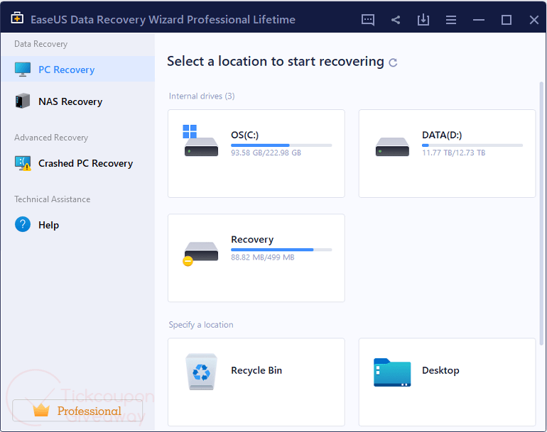 EaseUS Data Recovery Wizard