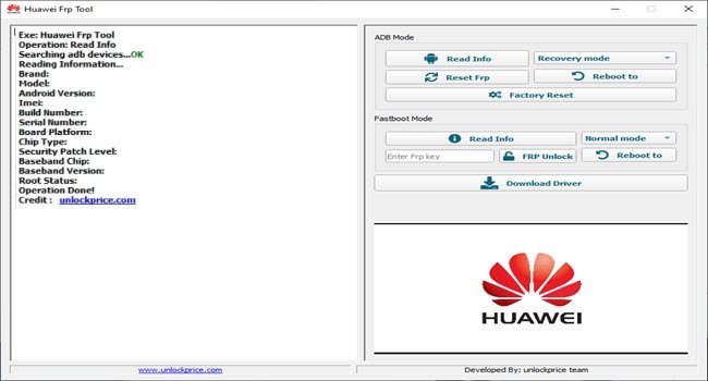 Huawei FRP Tool Crack